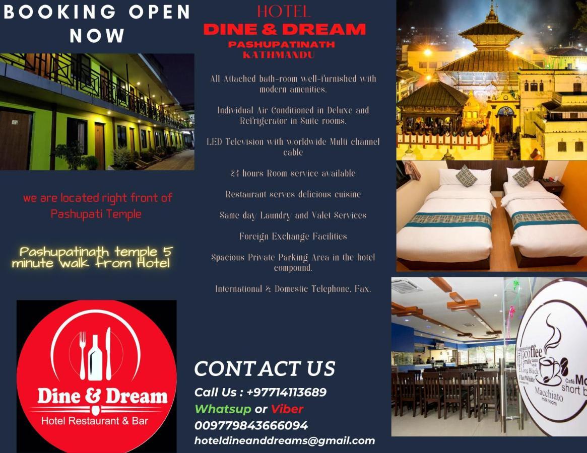 Hotel Dine & Dream Katmandú Exterior foto